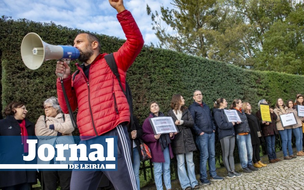 Jornal De Leiria Professores A Lutar Tamb M Est O A Ensinar