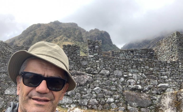 Luís Malhó cumpriu  recentemente o sonho de fazer o  caminho Inca até Machu Pichu