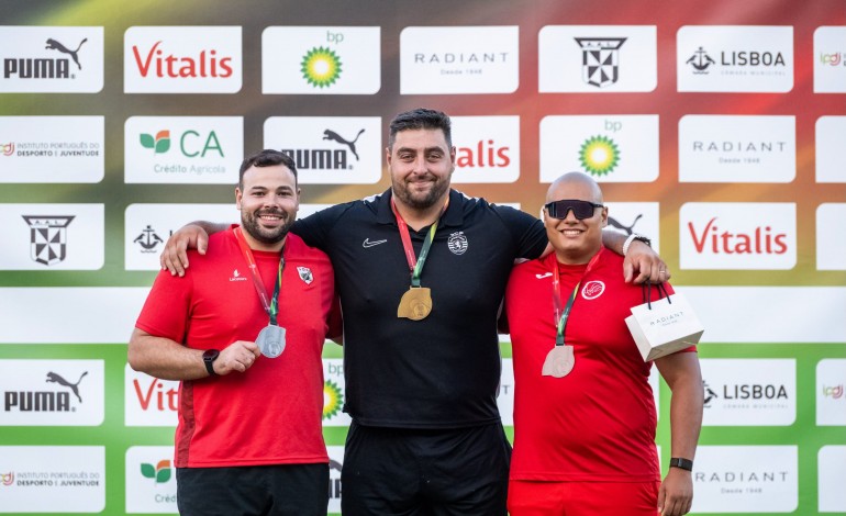 Pódios nos Campeonatos Nacionais de Atletismo