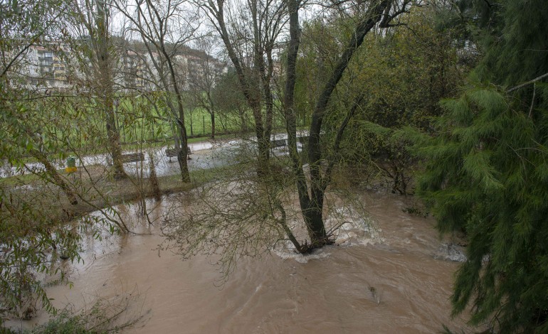 O rio Lis está em risco de voltar a transbordar