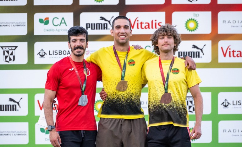 Pódios nos Campeonatos Nacionais de Atletismo