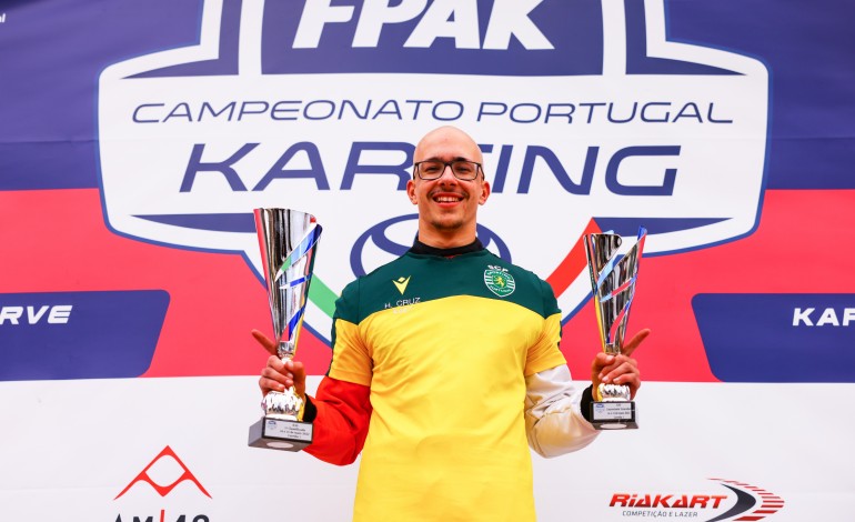 Henrique Cruz atingiu no sábado o primeiro lugar do pódio em Portimão