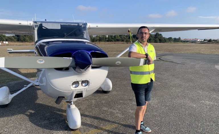 Alfredo Dias está no início do Curso de Piloto Privado