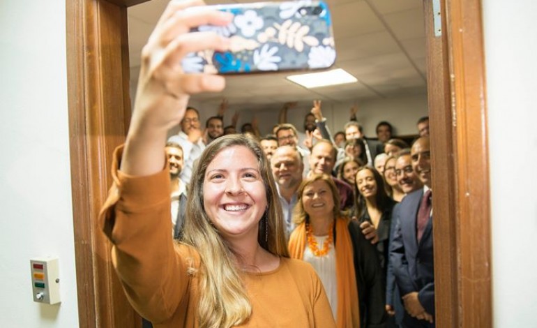 Celebração na sede do PSD. Fotografia Ricardo Graça