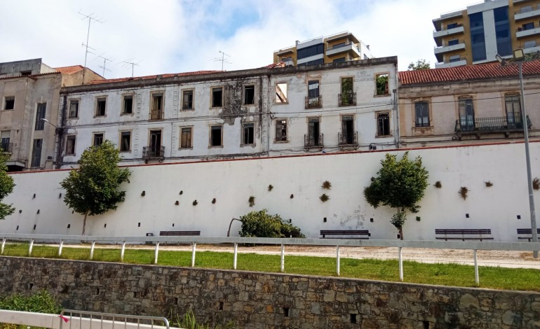 Além dos candeeiros danificados, também árvores já com algum porte, começaram a ser partidas ao meio