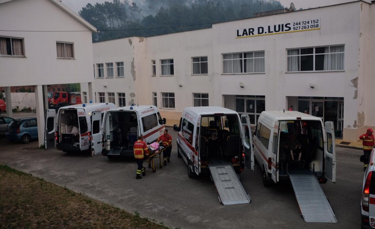 Um dos lares evacuados