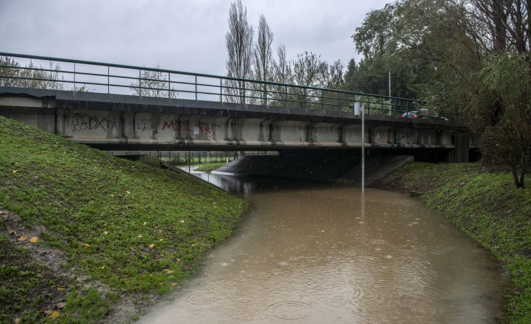 O rio Lis está em risco de voltar a transbordar