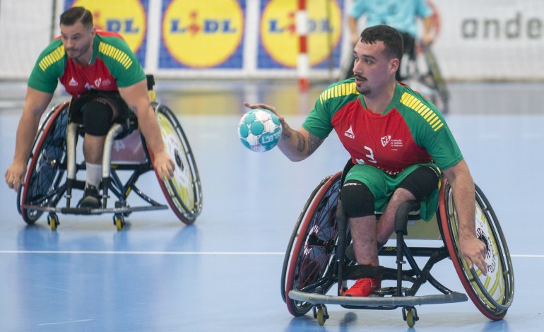 Portugal defrontou Países Baixos, esta manhã, no Pavilhão dos Pousos, Leiria