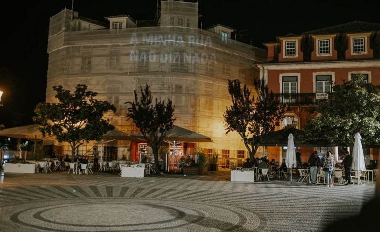 Intervenção de Mais Menos na Praça Rodrigues Lobo