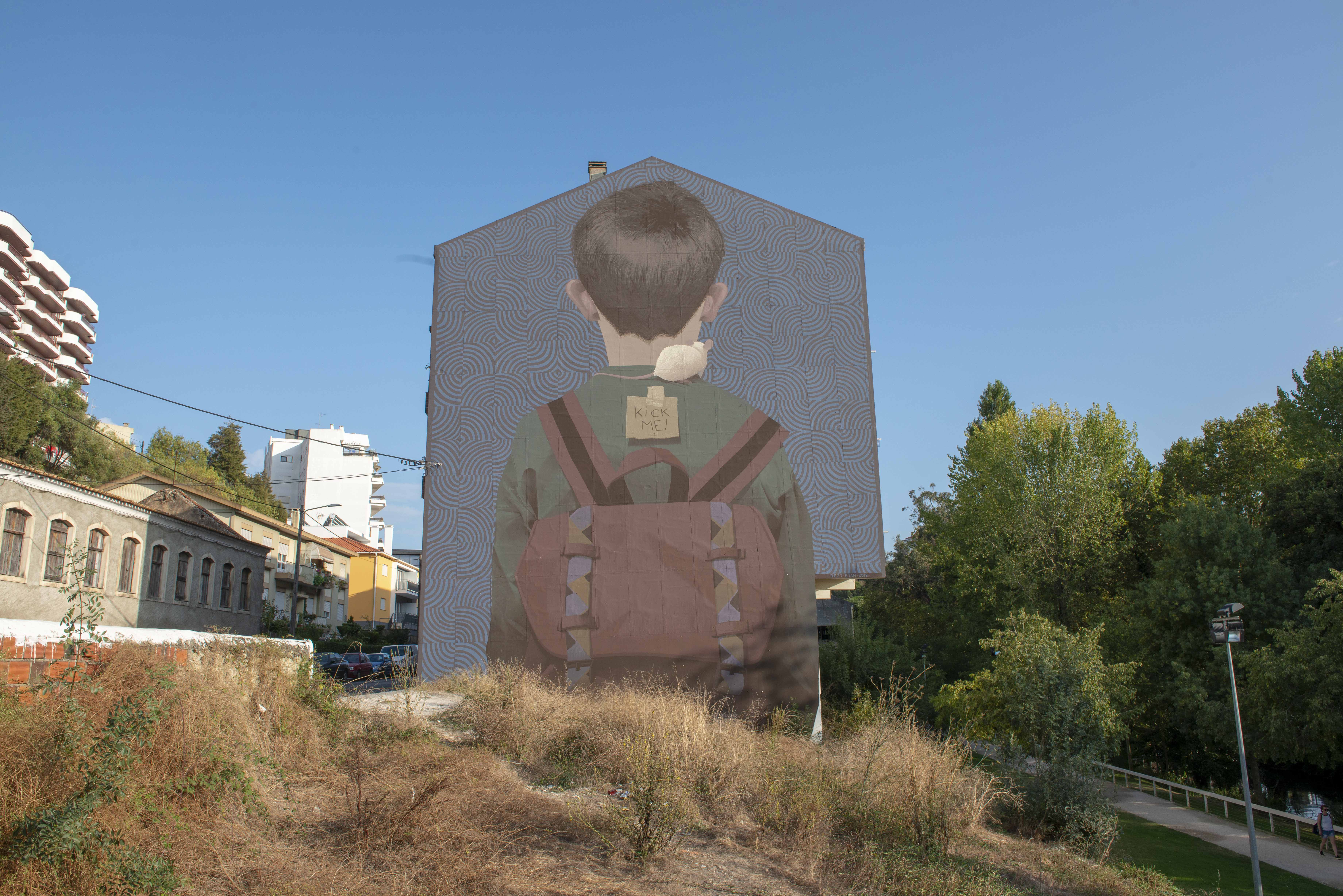 Trabalhos das edições anteriores do "Leiria Arte Publica"