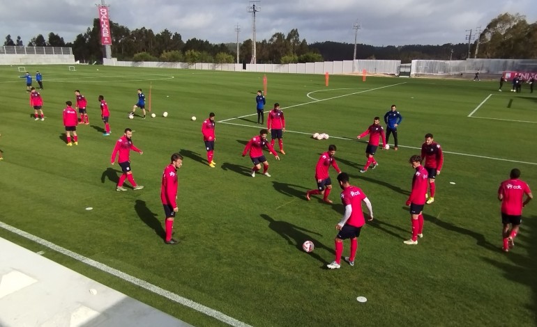 Campo de treinos no Complexo Desportivo da Bidoeira foi estreado pela equipa no final de Março deste ano