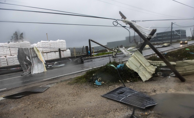 Imagens dos primeiros dias após a tempestade Kristin