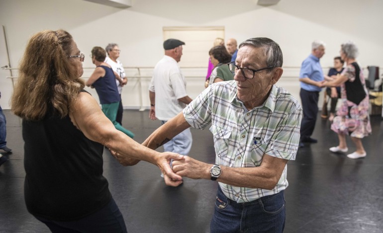 Joaquim e Palmira Gaspar vêm de Rio de Couros, Ourém, para participar na actividade